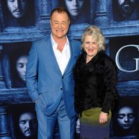 Owen Teale accompanied at the premiere of 'Game of Thrones' Season Six