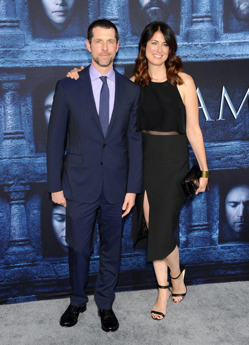 D. B. Weiss accompanied at the premiere of 'Game of Thrones' Season Six