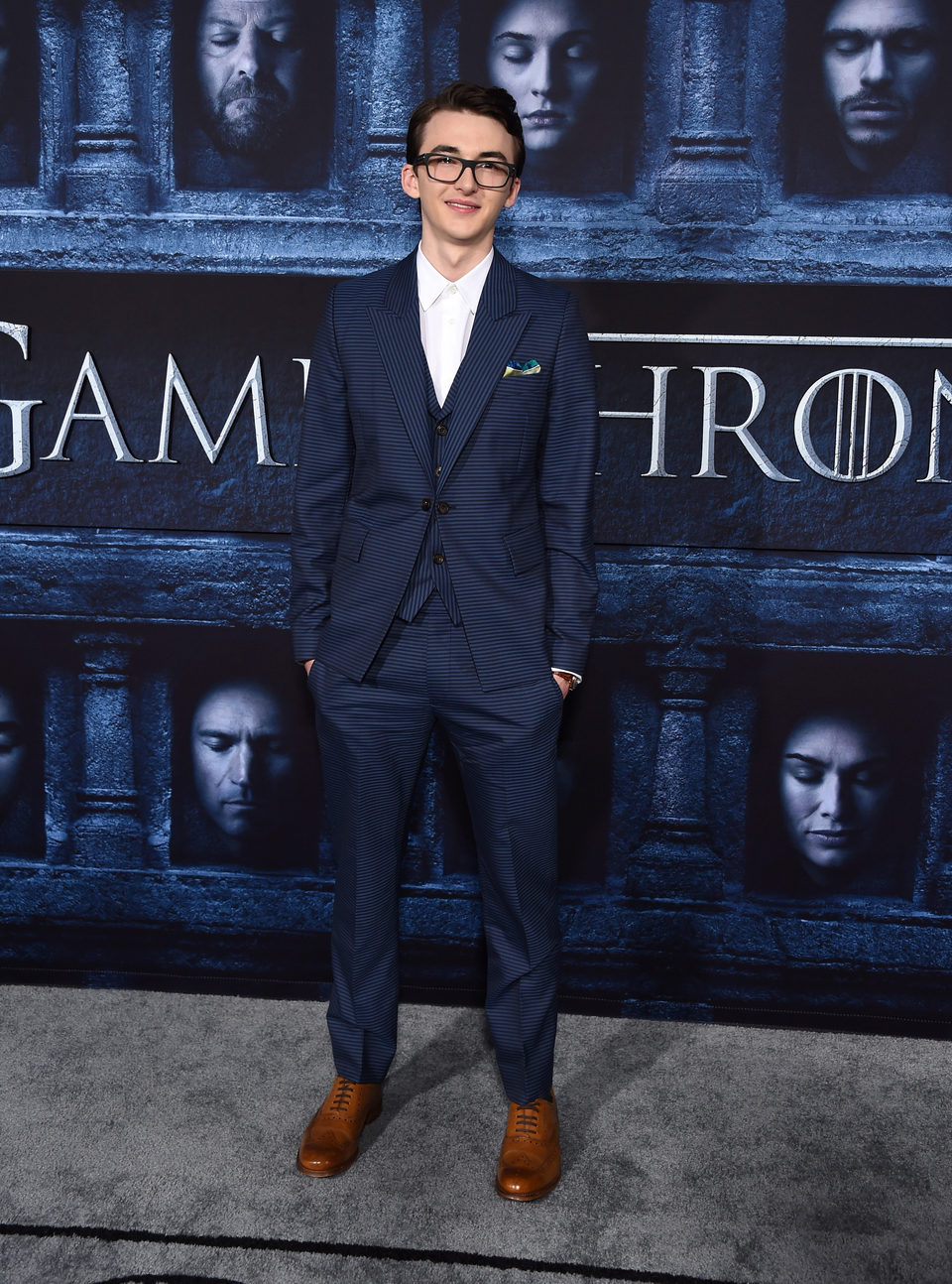 Isaac Hempstead Wright at the premiere of 'Game of Thrones' Season Six