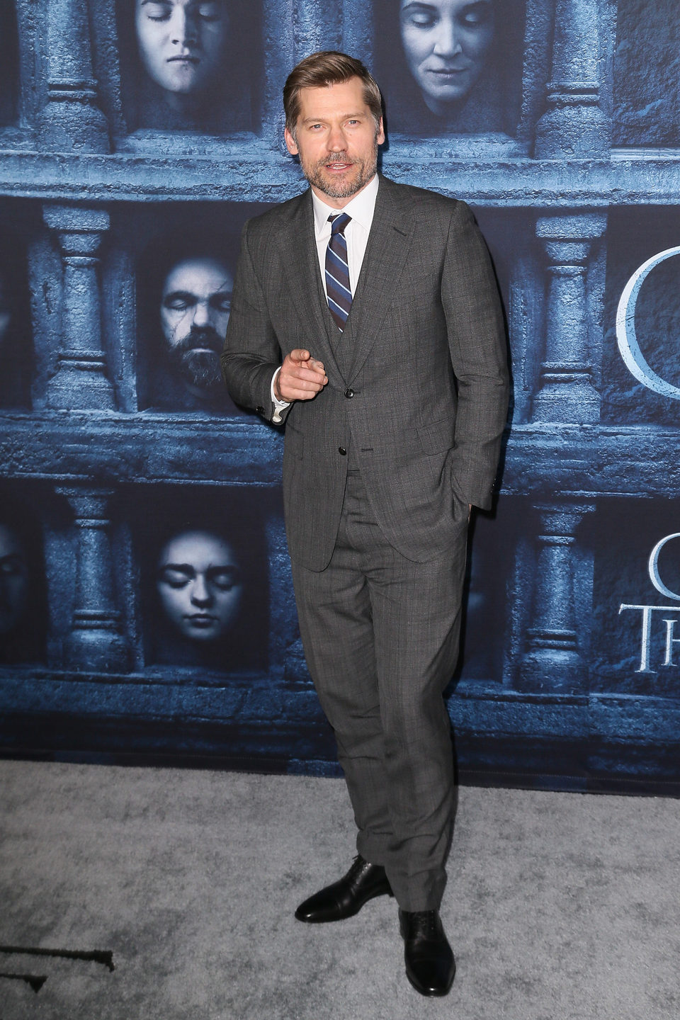 Nikolaj Coster-Waldau at the premiere of 'Game of Thrones' Season Six