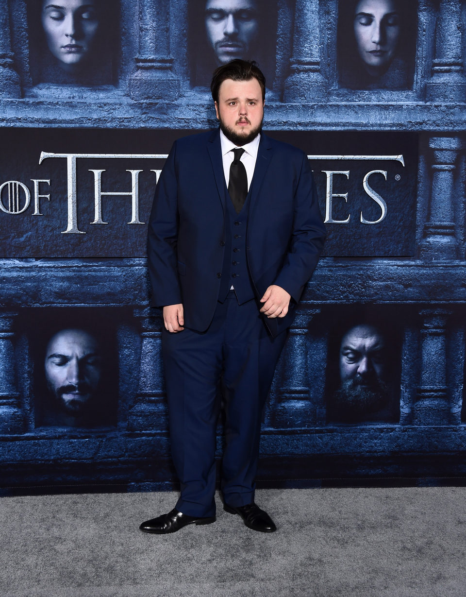 John Bradley at the premiere of 'Game of Thrones' Season Six