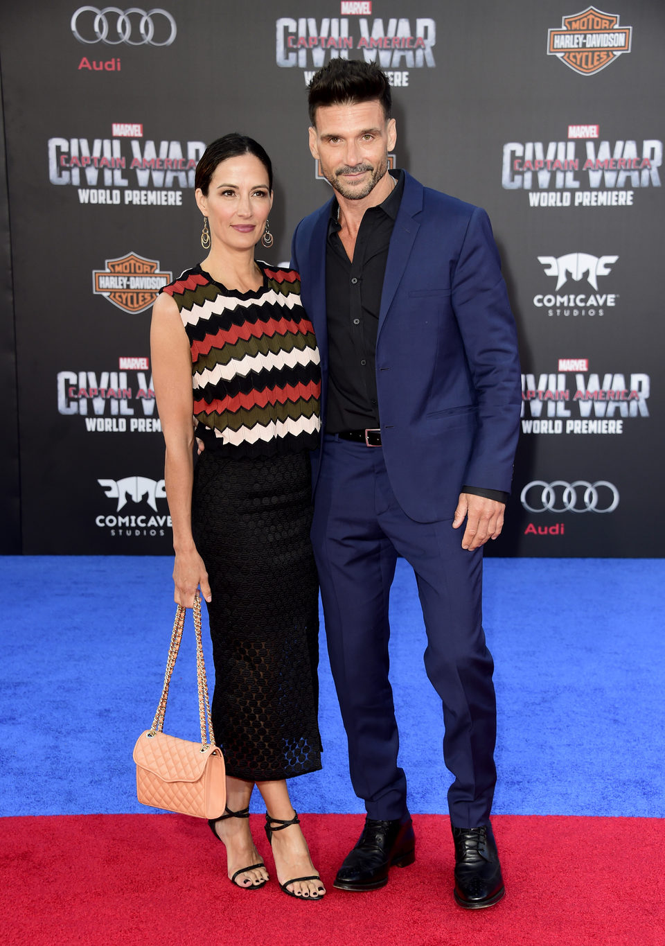 Frank Grillo and Wendy Moniz at 'Captain America: Civil War' World Premiere