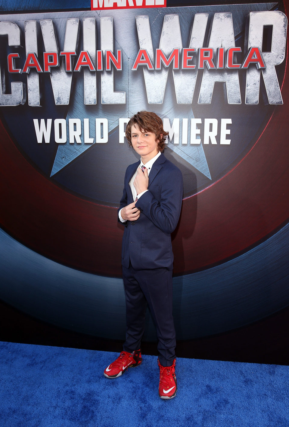 Ty Simpkins at 'Captain America: Civil War' World Premiere