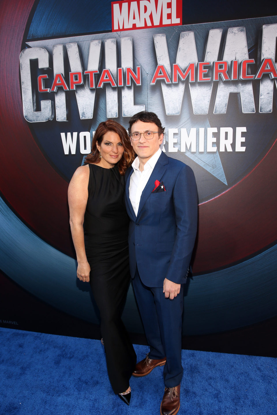 Anthony Russo accompanied at 'Captain America: Civil War' World Premiere