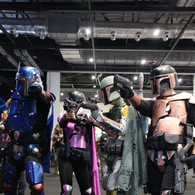 Boba Fett and Mandalorians Cosplay in Star Wars Celebration 2016