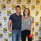 Emily Deschanel and David Boreanaz attend the Comic-Con International 2016