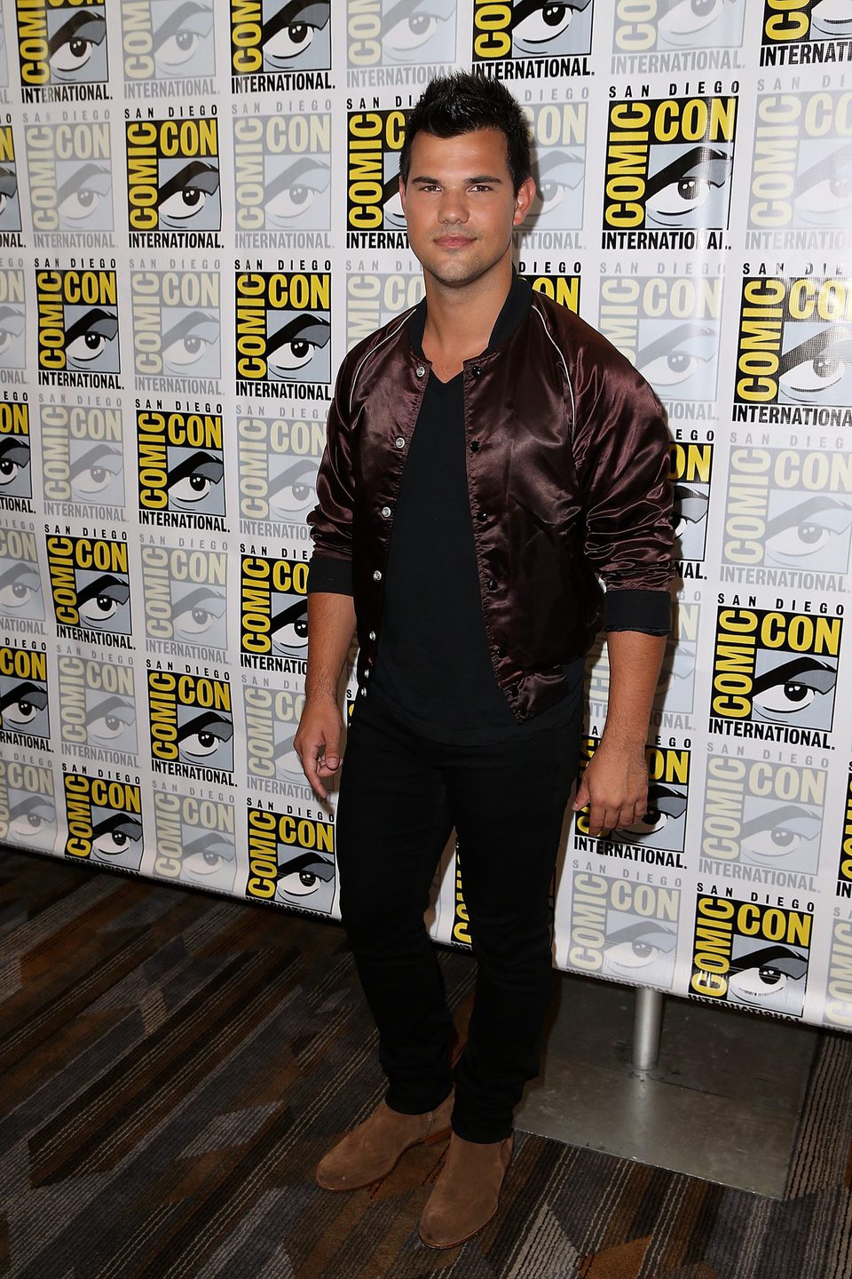 Taylor Lautner attend the Comic-Con International 2016