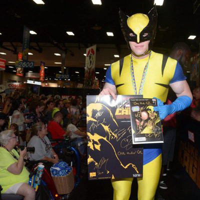 Wolverine Cosplay attend the Comic-Con International 2016