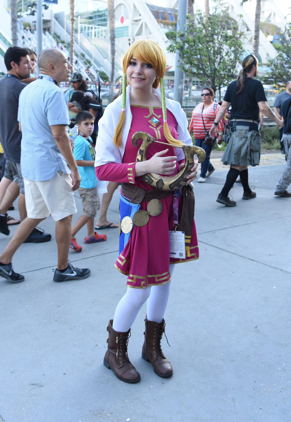 Zelda Cosplay attend the Comic-Con International 2016