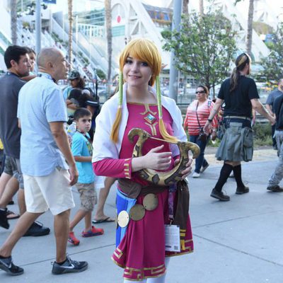 Zelda Cosplay attend the Comic-Con International 2016