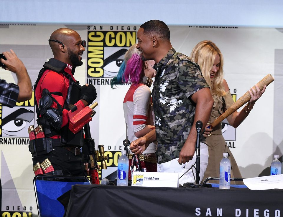 Will Smith and Margot Robbie with there characters of 'Suicide Squad'