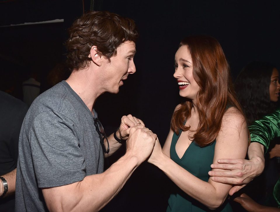 Benedict Cumberbatch with Brie Larson