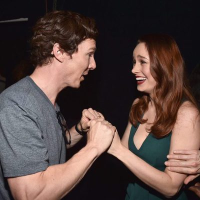 Benedict Cumberbatch with Brie Larson