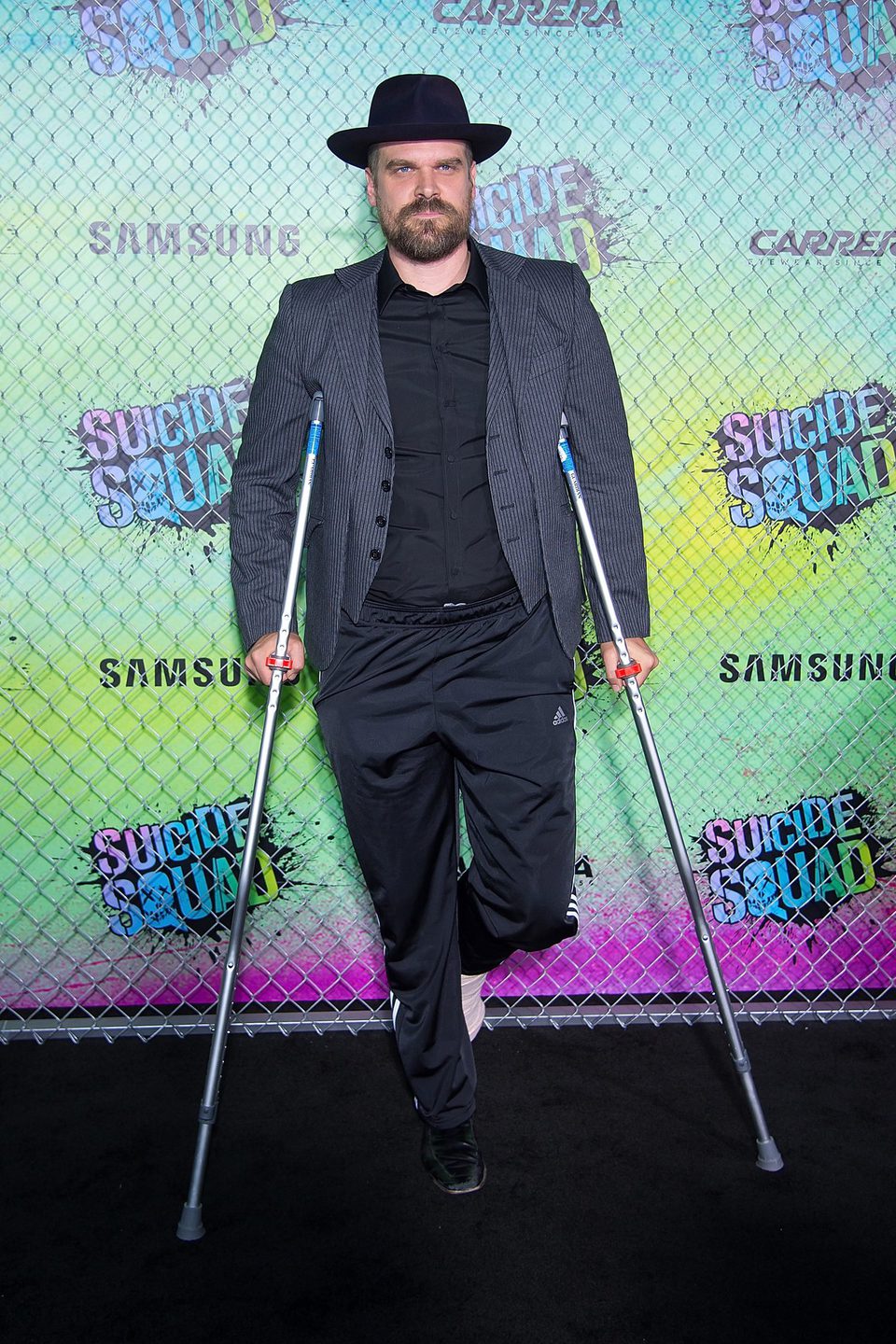 David Harbour at the 'Suicide Squad' world premiere