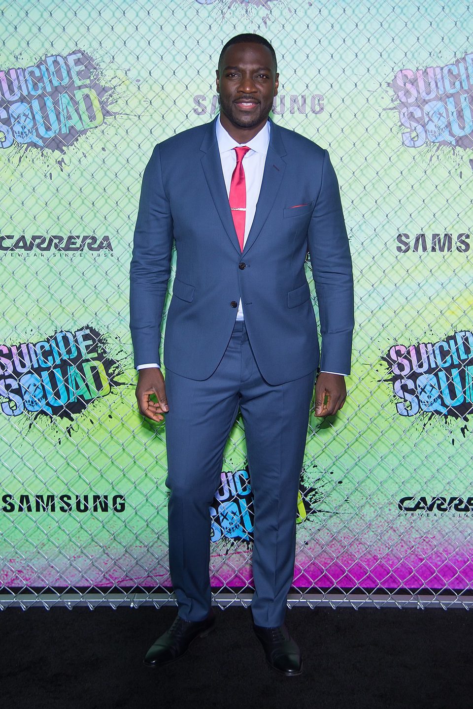 Adewale Akinnuoye-Agbaje at the 'Suicide Squad' world premiere