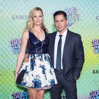 Jay Hernandez and Daniella Deutscher at the 'Suicide Squad' world premiere