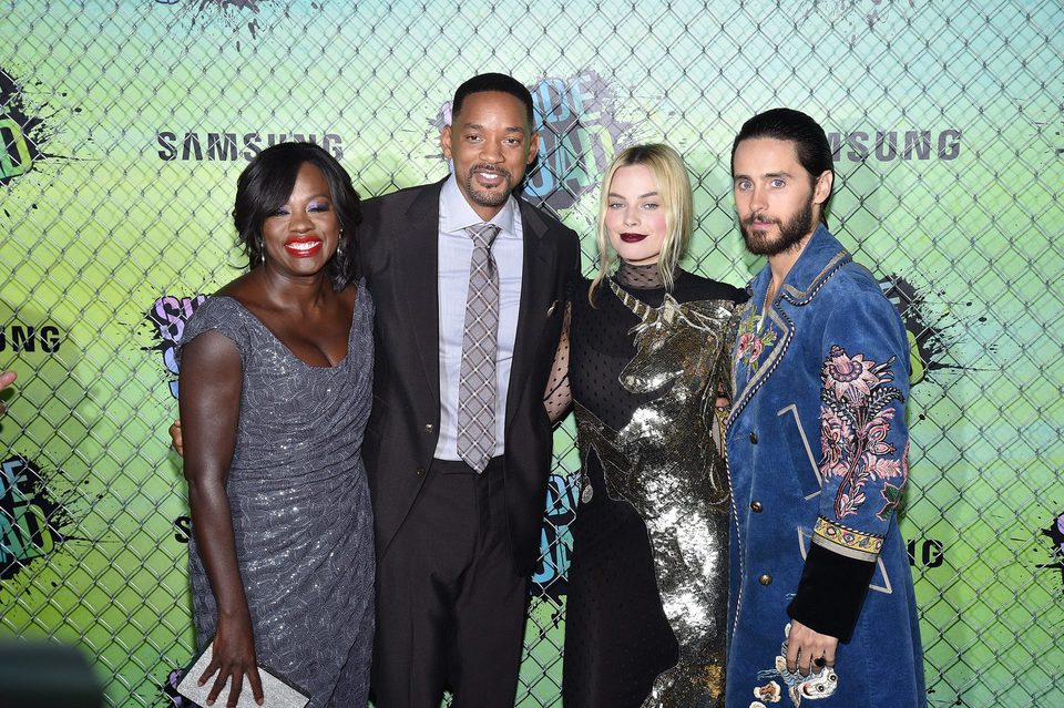 Some members of cast at the 'Suicide Squad' world premiere