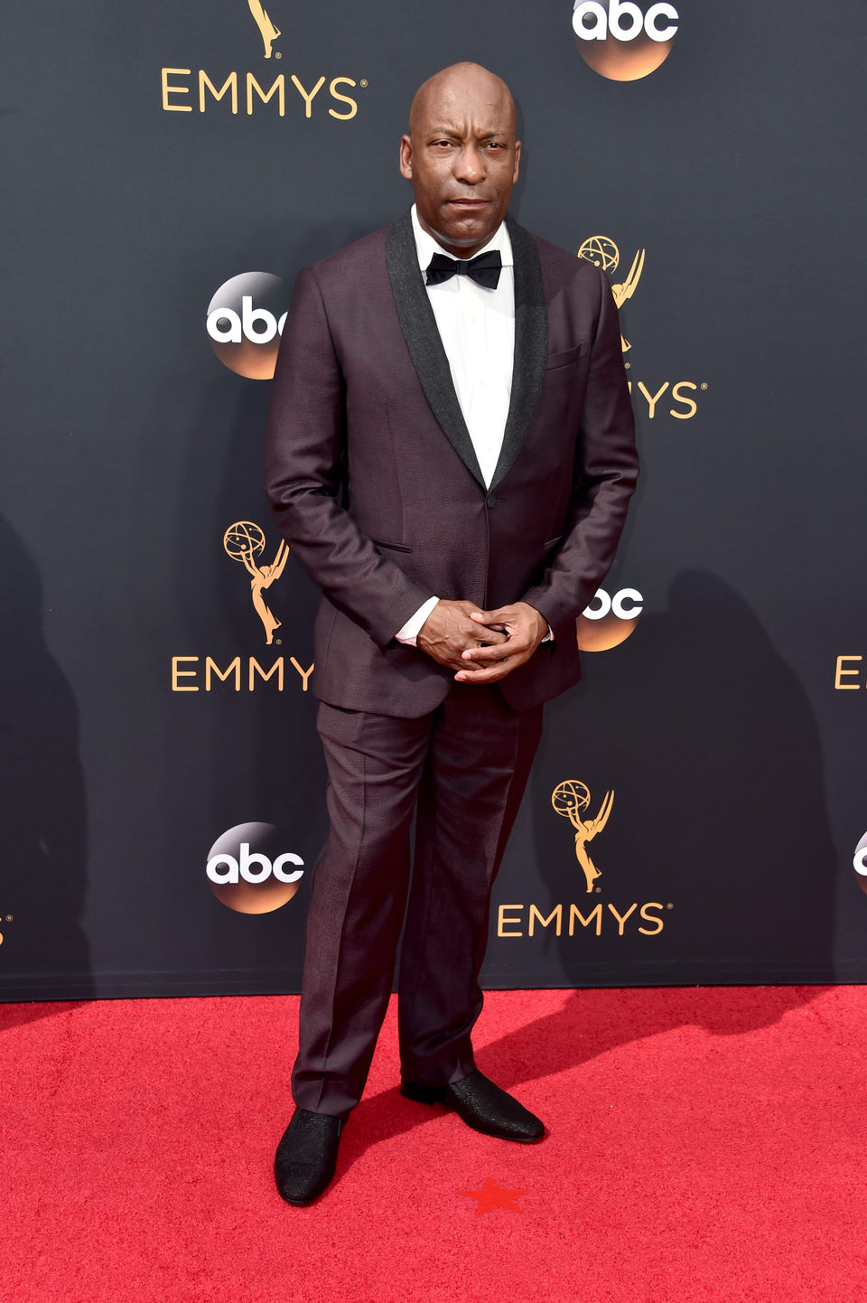 John Singleton at the Emmys 2016 red carpet