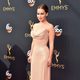 Emilia Clarke at the Emmys 2016 red carpet