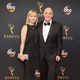 Jeffrey Tambor and Kasia Ostlun at the Emmys 2016 red carpet