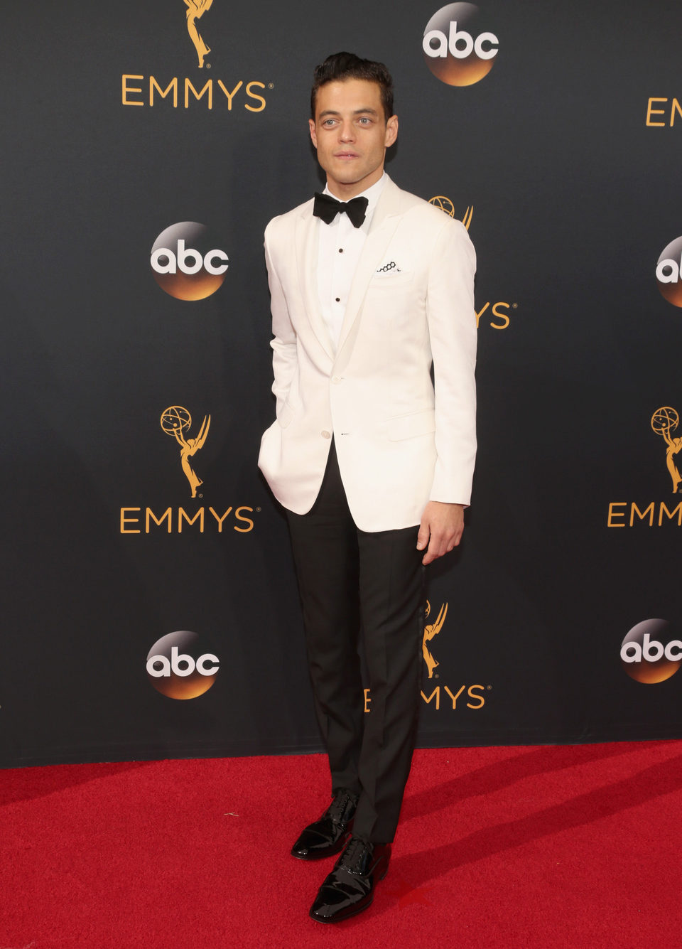 Rami Malek at the Emmys 2016 red carpet