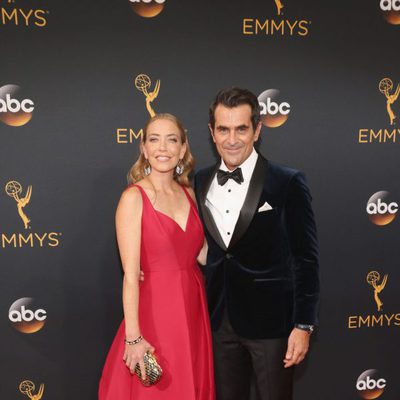 Ty Burrell and Holly Burrell at Emmy 2016 red carpet