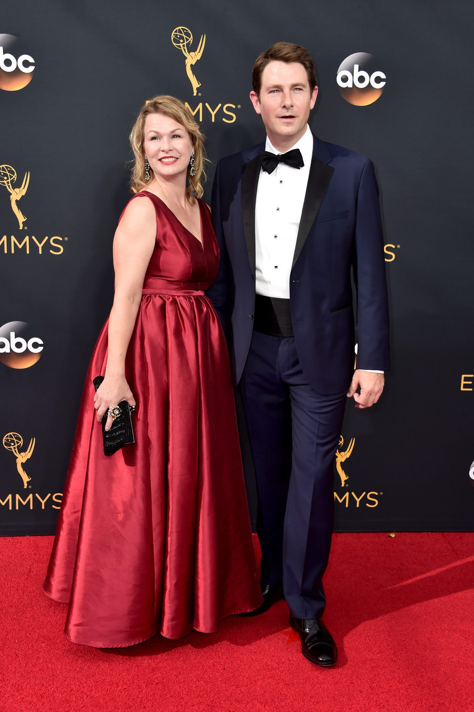 Derek Cecil at Emmy 2016 red carpet