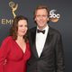 Hugh Laurie and Olivia Colman at Emmy 2016 red carpet