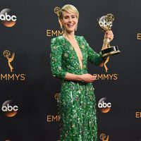 Sarah Paulson poses after Emmys 2016