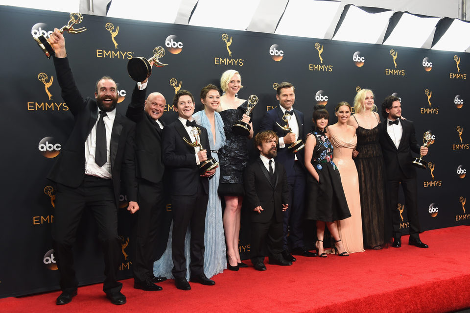 Cast and crew of 'Game of Thrones' after Emmys 2016