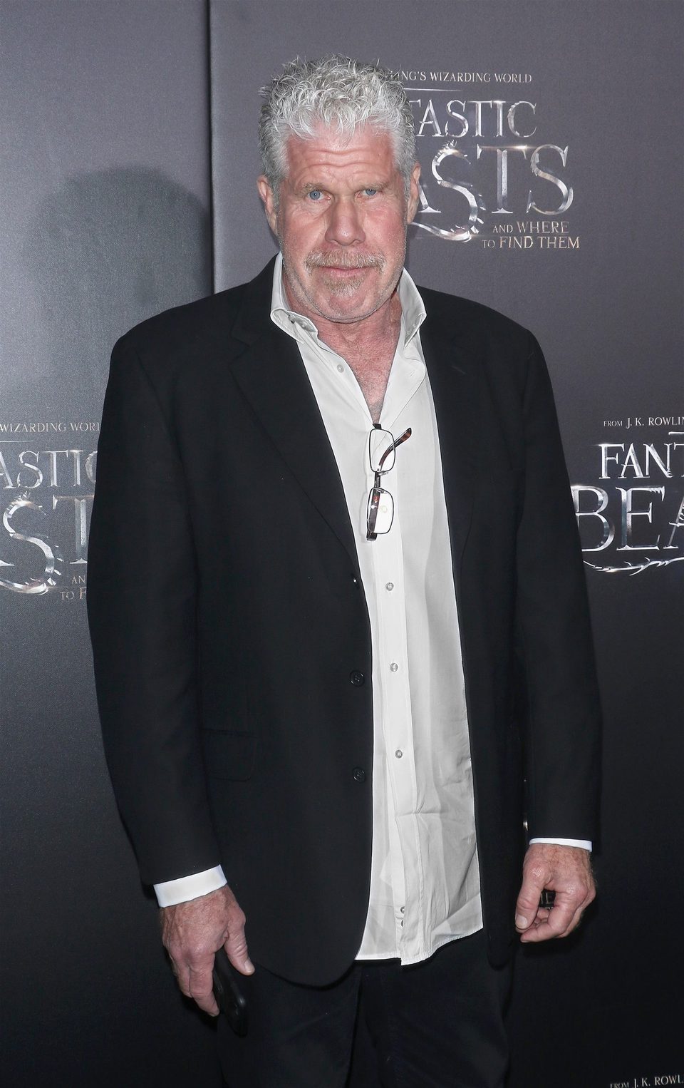 Ron Perlman at the world premiere of 'Fantastic Beasts and Where to Find Them'.