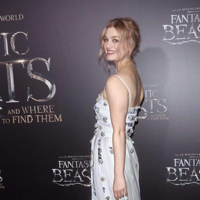 Alison Sudol at the world premiere of 'Fantastic Beasts and Where to Find Them'.