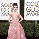 Lily Colins at Golden Globes 2017 red carpet