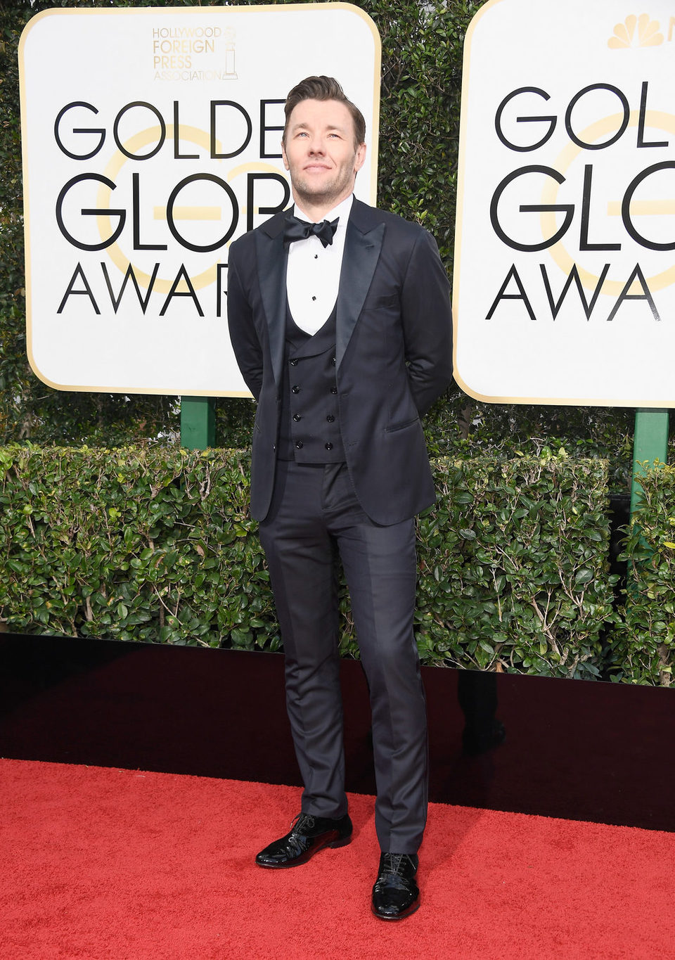 Joel Edgerton at the 2017 Golden Globes red carpet