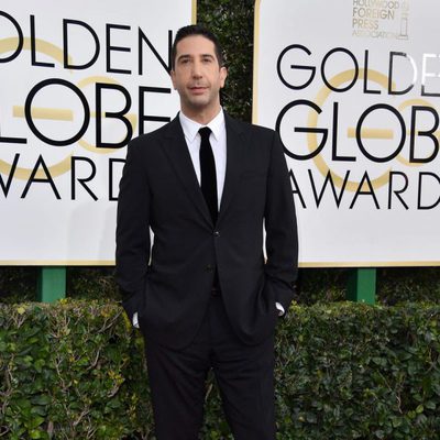 David Schwimmer at the 2017 Golden Globes red carpet