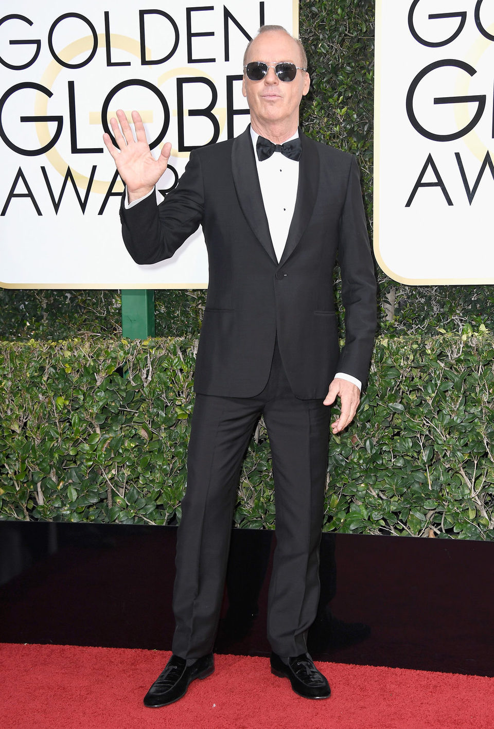 Michael Keaton at the 2017 Golden Globes red carpet