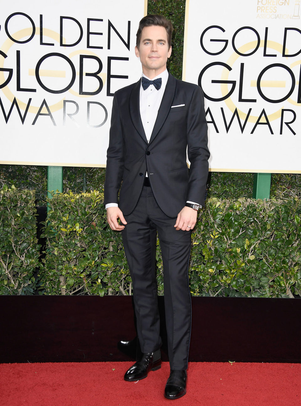 Matt Bomer at the 2017 Golden Globes red carpet