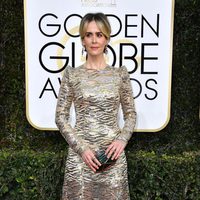 Sarah Paulson at Golden Globes 2017 red carpet