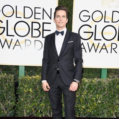 Matt Bomer at Golden Globes 2017 red carpet