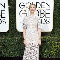 Kristen Wiig at Golden Globes 2017 red carpet