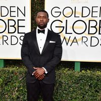 Trevante Rhodes at Golden Globes 2017 red carpet