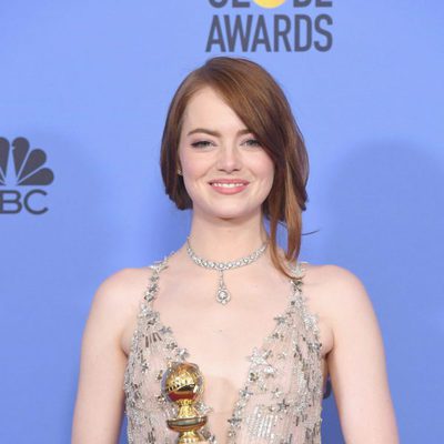 Emma Stone after Golden Globes 2017