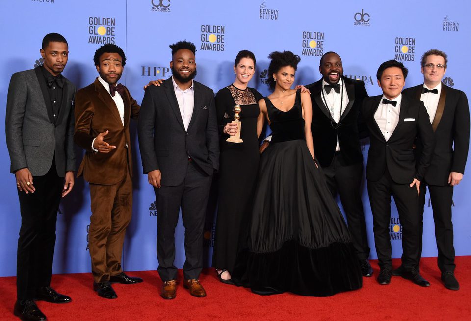 'Atlanta' cast and crew after Golden Globes 2017