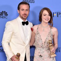 Ryan Gosling, Emma Stone after the 2017 Golden Globes show