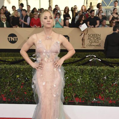 Kaley Couco at the red carpet of SAG Awards 2017