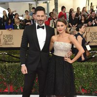 Sofía Vergara and Joe Maganiello at the red carpet of SAG Awards 2017