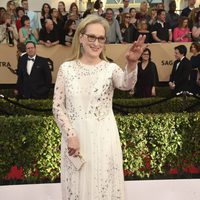 Meryl Streep on the red carpet of SAG Awards 2017