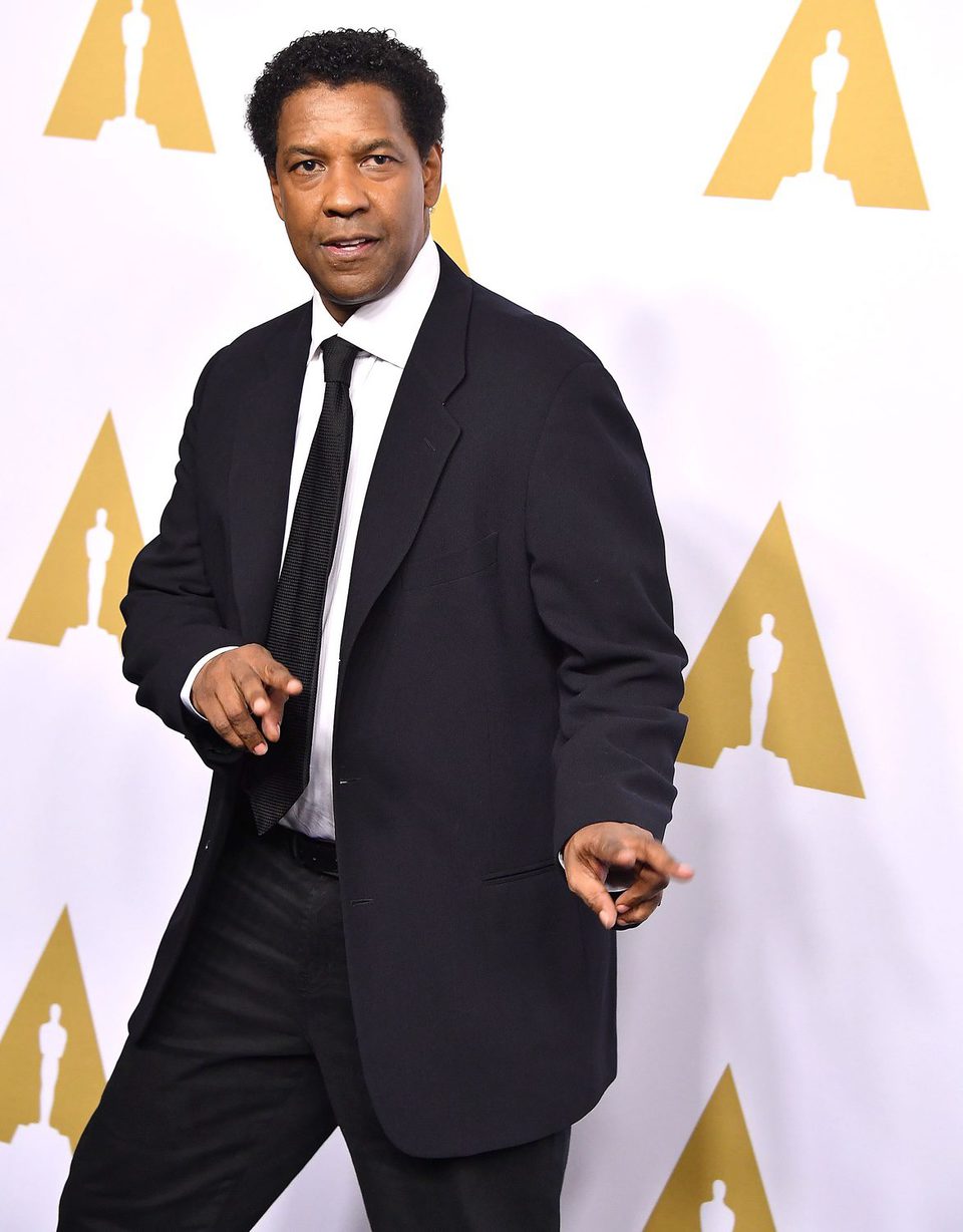 Denzel Washington at the 2017 Annual Academy Awards Nominee Luncheon