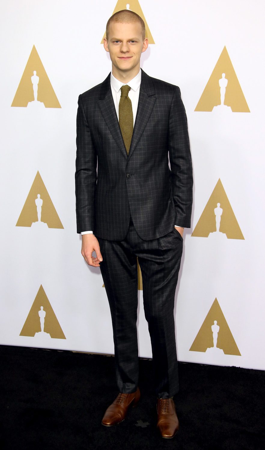 Lucas Hedges at the 2017 Annual Academy Awards Nominee Luncheon