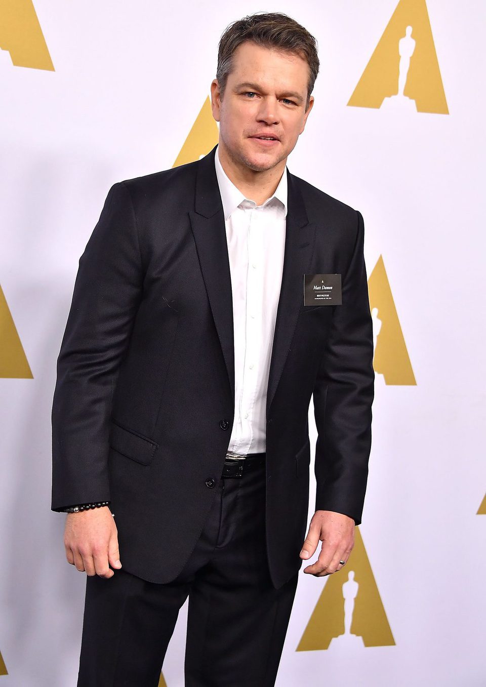 Matt Damon at the 2017 Annual Academy Awards Nominee Luncheon